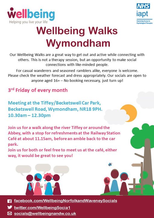 Wellbeing Walks, Wymondham – 17th November
