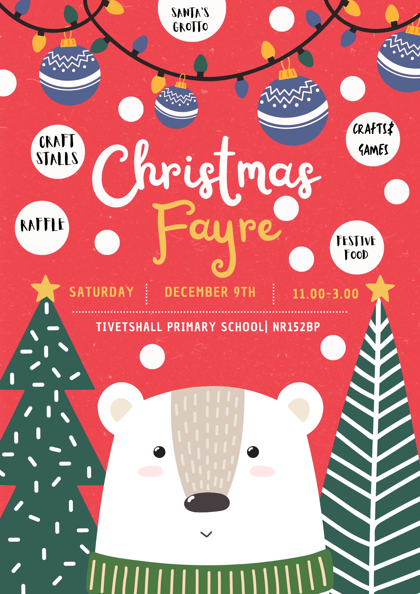 Christmas Fayre – Tivetshall Primary School, 9th December