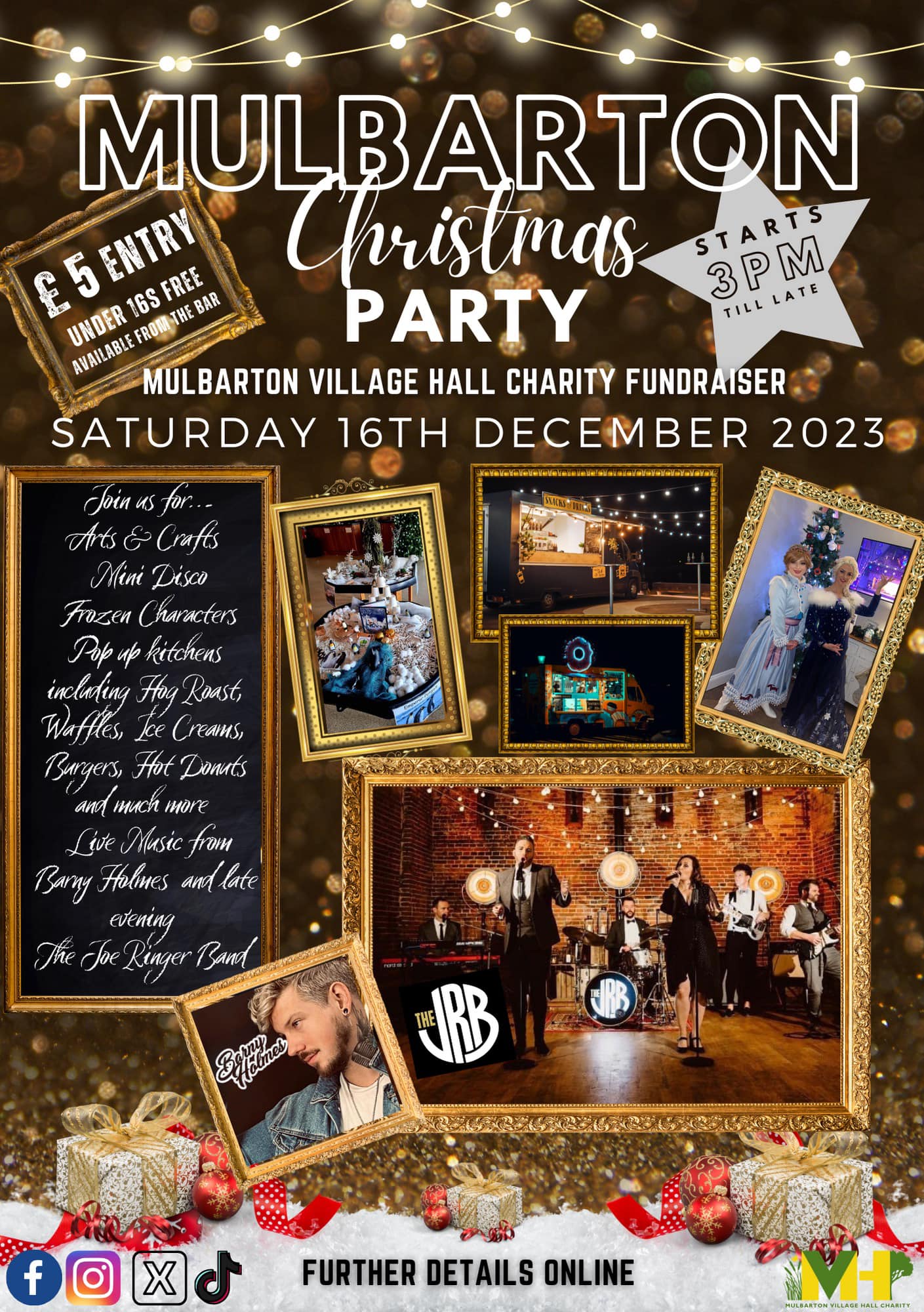 Mulbarton Christmas Party – Mulbarton Village Hall, 16th December