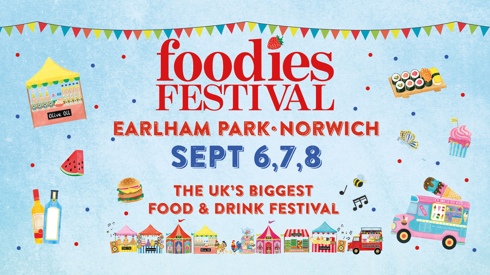 2024 Foodies Festival, Norwich – Earlham Park, 6th-8th September