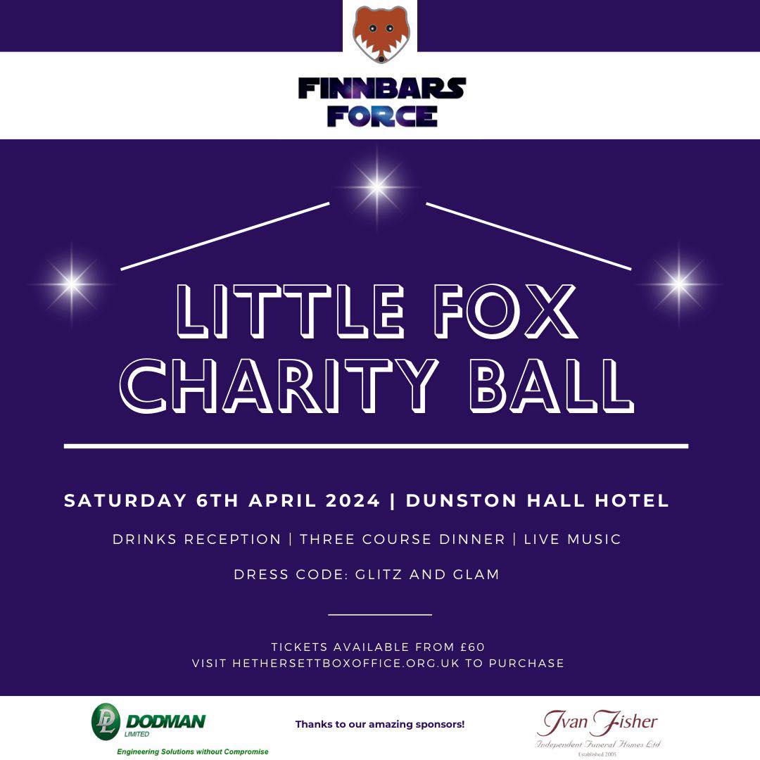 Little Fox Charity Ball – Dunston Hall Hotel, 6th April