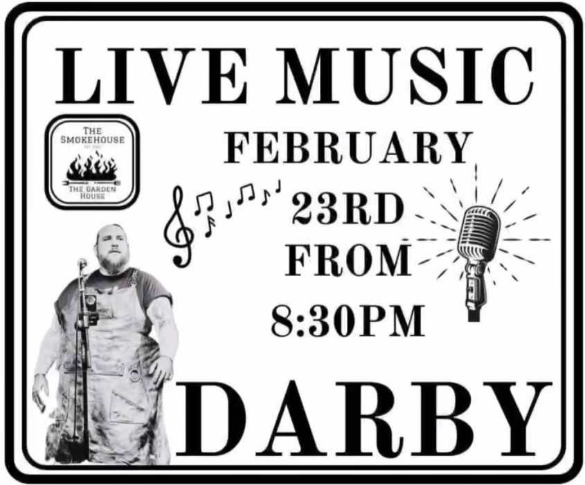 Live Performance: Darby – The Smoke House, Banham, 23rd February