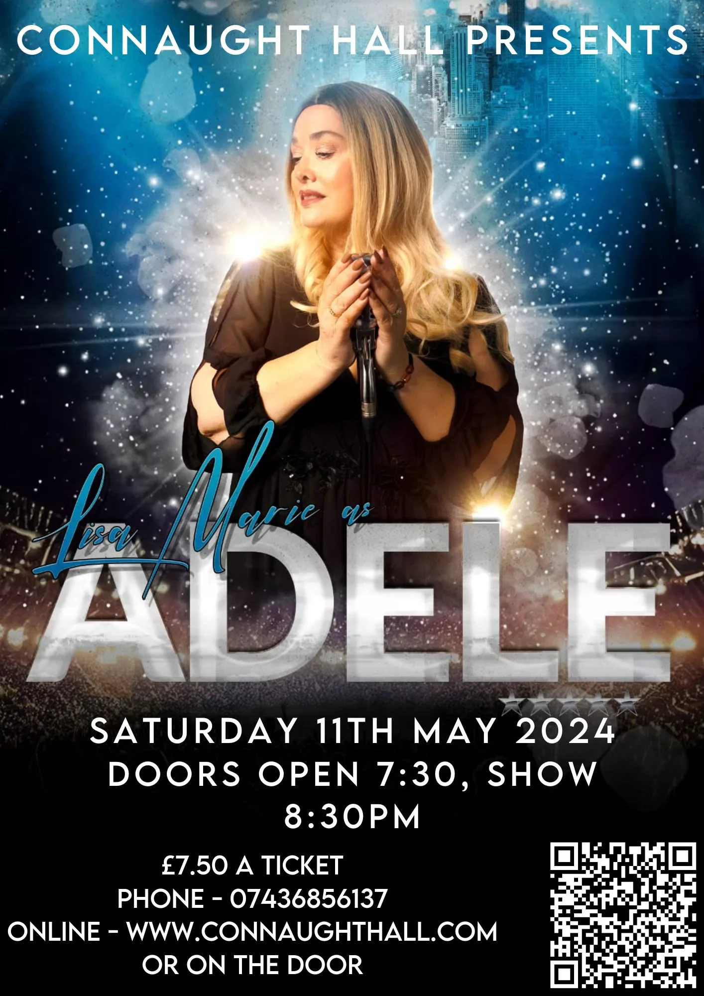 Live Performance : Lisa Marie, Adele Tribute – Connaught Hall, Attleborough, 11th May