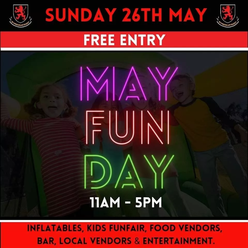 May Fun Day, Wymondham Rugby Club – Sunday 26th May