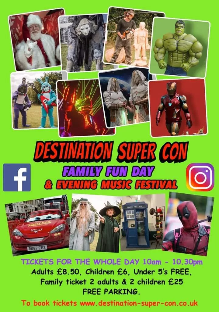 Destination Super Con and Family Funday – Crusaders Rugby Club, 13th July