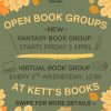 Ketts Books – Open Book Groups from April