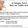 Baby and Toddler Group – St Remigius Church, Hethersett, 7th April