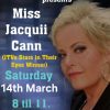 Jacquii Cann – Wymondham & District Ex-Services Club, 14th March