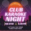 Club Karaoke Night – Mulbarton Sports & Social Club, 27th February