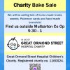 Charity Cake Sale – Outside Mulbarton Co-Op, 28th March