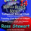 Norfolk Blues Society: 14th Birthday Blues Night – Toftwood Social Club, 21st April