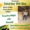 Country Night – The Woodland Club, Tacolneston, 16th May