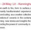 Lit. Kenninghall Community Pottery – Beckett’s Chapel, Wymondham, Until 24th May