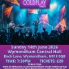 Live Music: The Coldplay Tribute – Central Hall, Wymondham, 14th June