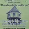 Epiphany: Choral Concert – Wymondham United Reform Church, 2nd August