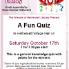 Friends of Hethersett Library: Fun Quiz – Hethersett Village Hall, 17th October
