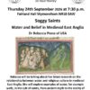 Talk: Soggy Saints – Wymondham Heritage Society, Fairland Hall, 24th September