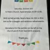 Jumble Sale – St Peter’s Church, Swainsthorpe, 3rd October