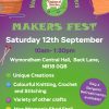 Makers Fest – Wymondham Central Hall, 12th September