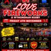 We Love Fireworks – Wymondham Rugby Club, 6th November