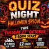 Quiz Night – Wymondham Sports Bar, 27th October